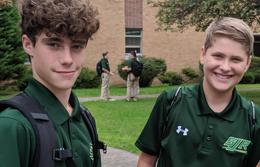 SJRHighSchool's tweet photo. ℹ️: Check out the 🆕 Knight🔰Vision Summer Experience! Rising 8th grade boys can learn to code, prepare for our 📐and✍️ courses, perform ⚛️ labs, and work with our coaches, while meeting current students &amp; future classmates! Learn More/Register: https://t.co/CF9h0lqoz6. #WeAreSJR https://t.co/h92hid4tQ6