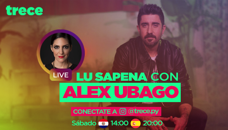 trecepy's tweet photo. ¡Imperdible! 🤩💥 

@LuSapena estará en vivo desde el Instragram de #Trece junto con uno de los cantantes más exitosos de la música romántica; @alexubagoficial. 🎤💕 ¿Qué te gustaría preguntarle? 🤔❓

📍 Conectate este sábado: 🇵🇾 14:00 y 🇪🇸 20:00. #SiempreConectados https://t.co/OC2nv7vIlW