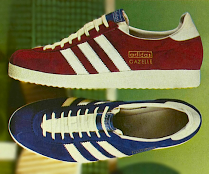 PLUG" on Twitter: "The very first Adidas Gazelle - 1968 A 1986 commercial partnership Run introduced the to street culture. If the Gazelle gave superpowers what would they