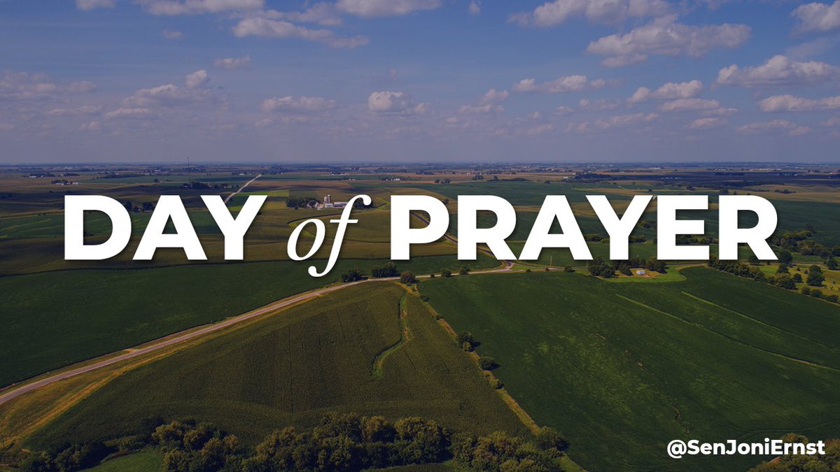 Joni Ernst Sur Twitter Thank You Iagovernor For Declaring A Day Of Prayer In Iowa As We Look Forward To Celebrating Easter This Weekend And With Passover Starting Last Night Let S