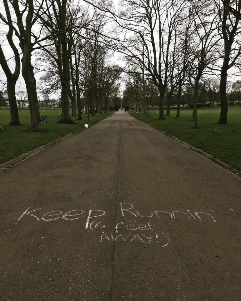 shubranshu1234's tweet image. Physical distancing. Not social! #Covid19 #LockdownRules 'You can exercise for up to one hour daily'