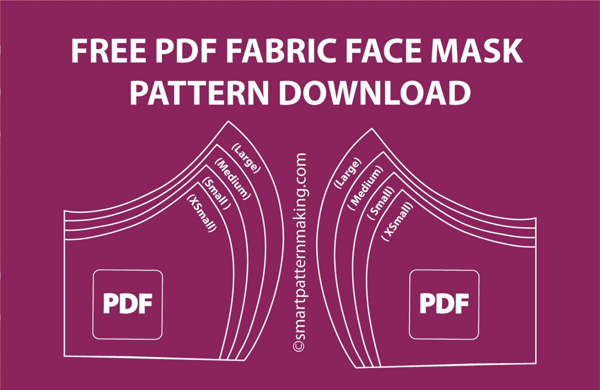 Face Mask Pattern Free Pdf Wild Orchid Craft Craft Ideas