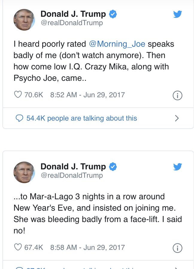 Here’s a thread of some of  @realDonaldTrump’s most savage tweets. He is the Troller In Chief, for a reason. Enjoy a laugh & add some of your favorites in the comments. RT!