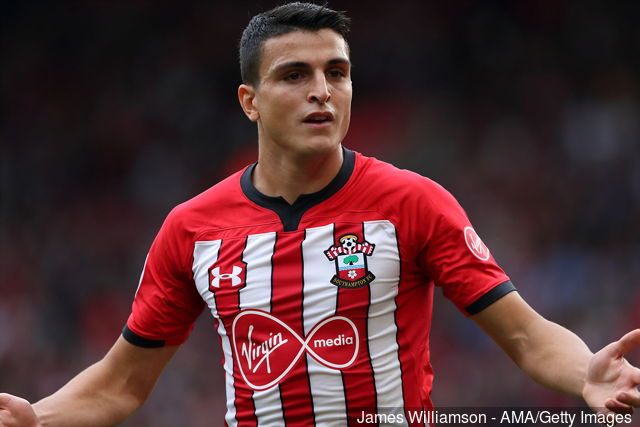 Transfer news... Its one in, one out at St Mary's as Mohamed Elyounoussi has completed a £14million transfer to AC Milan, while Joe Willock joins the Saints on loan from Arsenal for the duration of the season #FM20