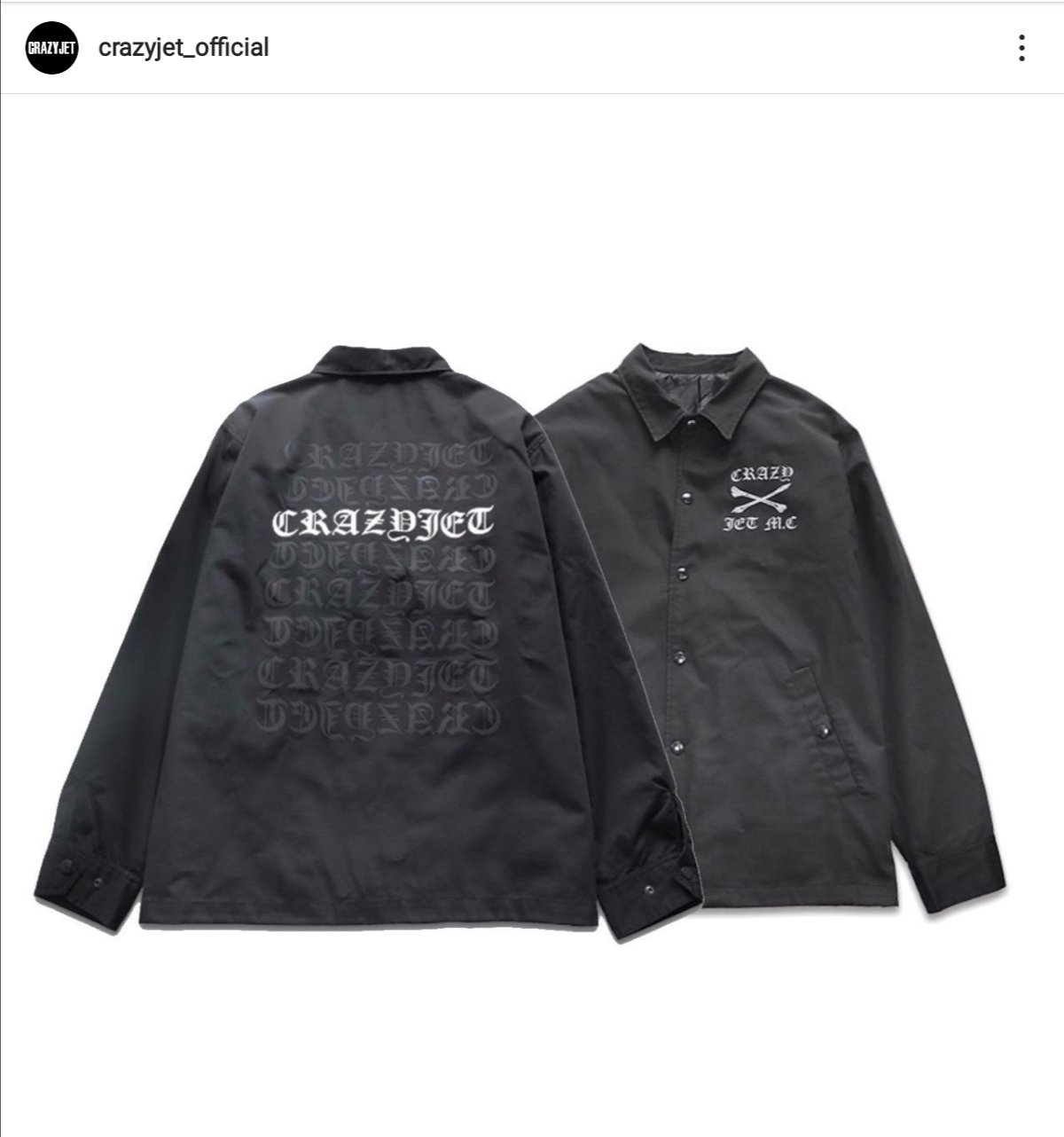 crazyjet コーチジャケット 清木場俊介 新品未使用