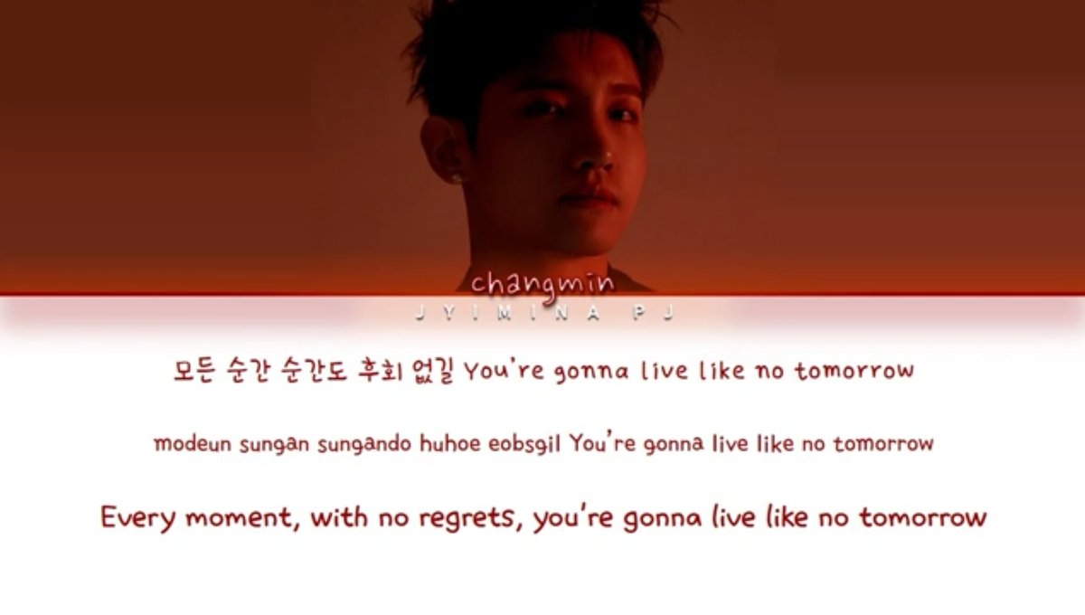 "No tomorrow" could win for most uplifting song of the year. Warm/beautiful lyrics and message. Thank you Chang  #TVXQ  #MAX_CHOCOLATE    #심창민의초콜릿_당도MAX  #당도MAX_최강창민초콜릿_D_1  #MAX  