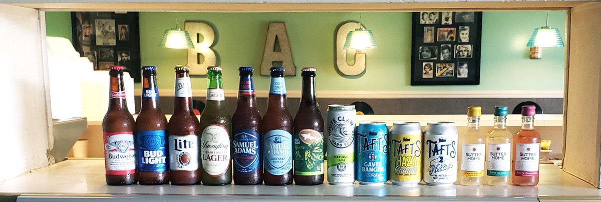 Beer &amp; Wine are now available through carryout at our Blue Ash and Mason locations. Enjoy a beer with your favorite double decker!!