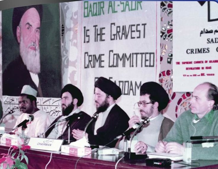 Some of Sayed al-Sadr's top students, such as Sayed Muhammad-Bāqir al-'Hakeem and Sayed Mahmoud al-Hāshemi al-Shāhroudi began working for the Islamic Revolution in Iraq, leading conferences, organizing protests and meeting with Imam Khomeini and Imam Khamenei.