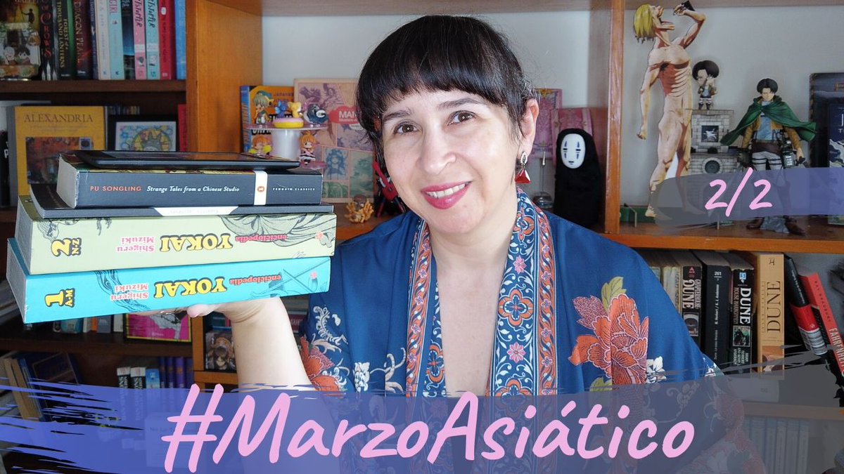matitos's tweet photo. Se acabó el #marzoasiatico y aquí están los últimos 5 libros del mes. Lleno de fantasmas y yokais, de nieve y de bruma
#bootube #wrapup
https://t.co/LBD2BFck1r https://t.co/oNpI0pxtBJ