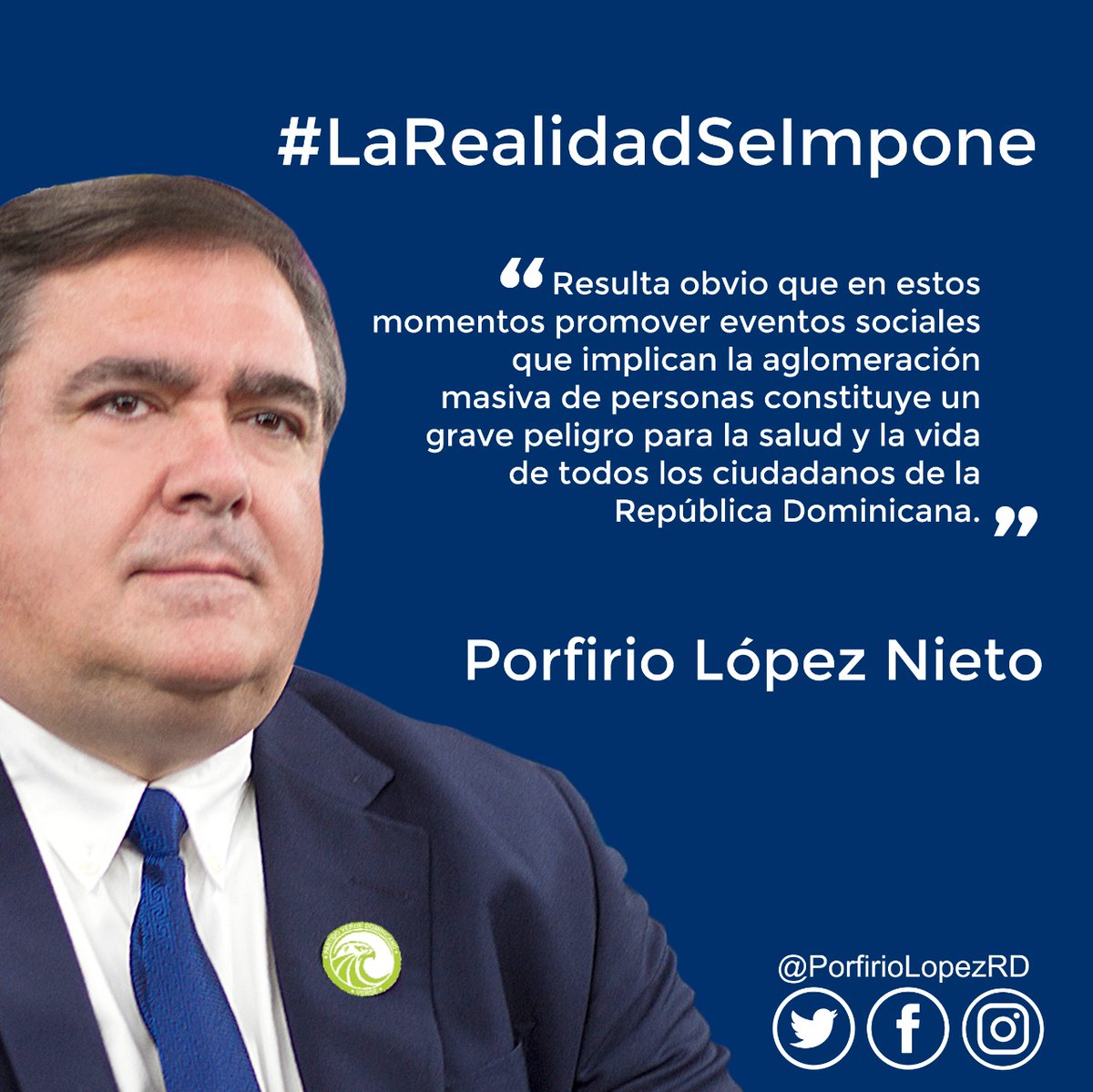 porfiriolopezrd's tweet photo. -Se torna insensata la decisión de la @JuntaCentral 
de realizar el proceso electoral antes del 16 de agosto de 2020.

Puede leer o descargar el documento aquí:
[Versión Móvil] 📲 👉 https://t.co/EcIiwrRrPE 👈

#Elecciones2020 #LaRealidadSeImpone
#LaSaludVaPrimeroRD https://t.co/w9uz6GbsHu