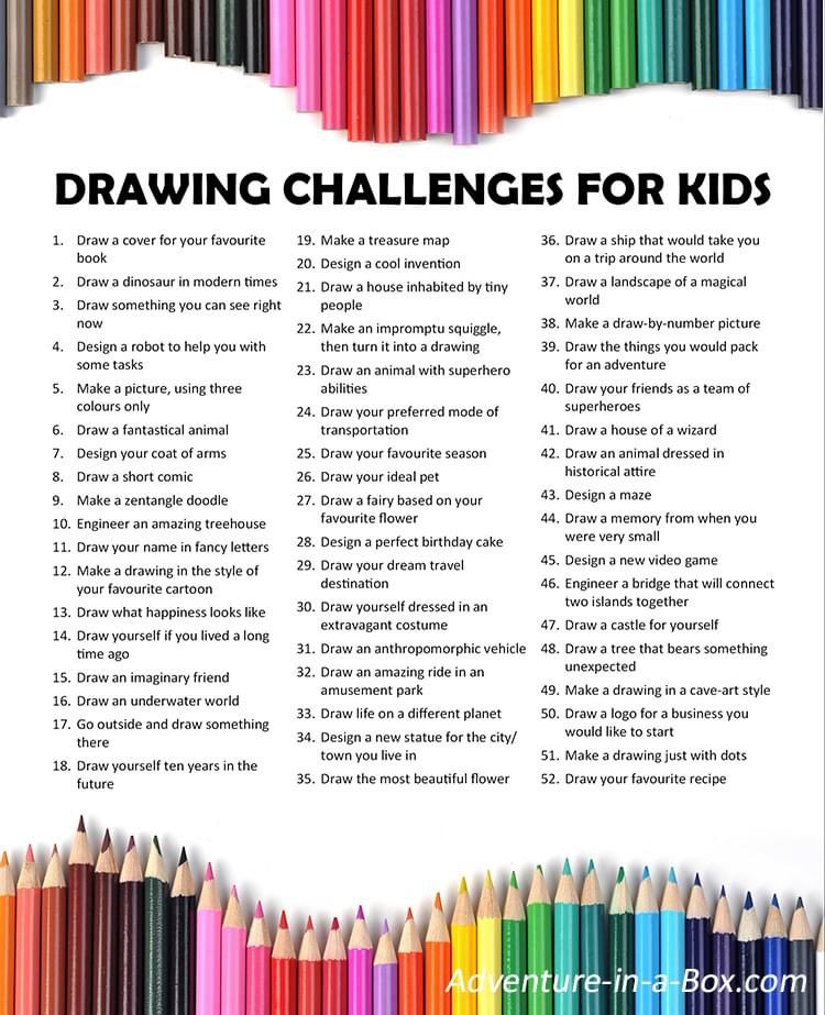 LearnWithLopez's tweet image. Parents and students! Here is a drawing challenge for you to take part in! Pick any number and complete the challenge in any order! Please share your pictures with me if you choose to participate!