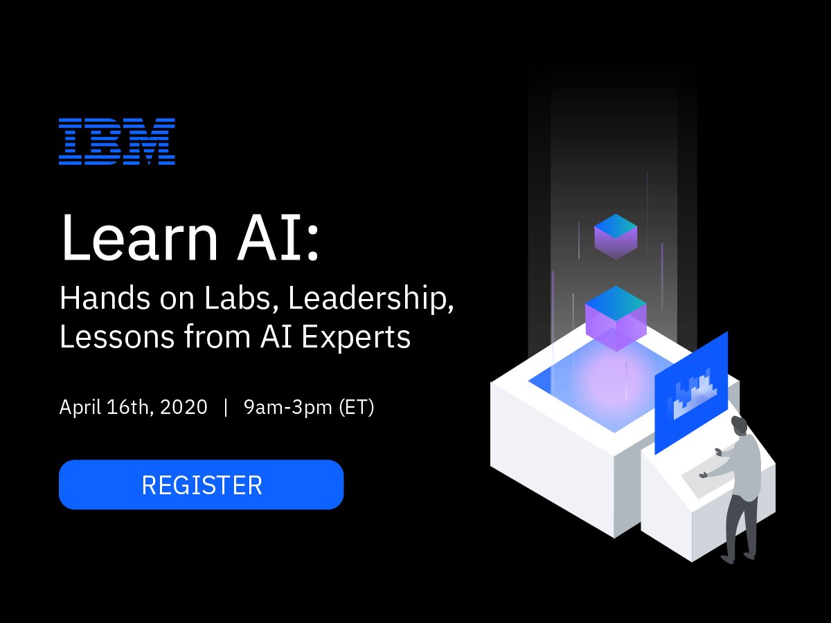 Dig into a hot AI topic & get hands on w/ #AIF360, open source toolkit for measuring, understanding, removing AI bias. Get algorithms, bias metrics, metric explainers from #AIFairness researchers across industry + academia. Register: ibm.biz/LearnAILabs @IBMCommunity #LearnAI
