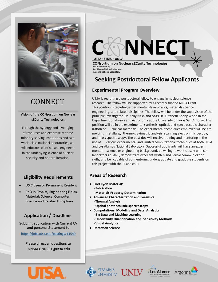 NNSA CONNECT at UTSA tweet media