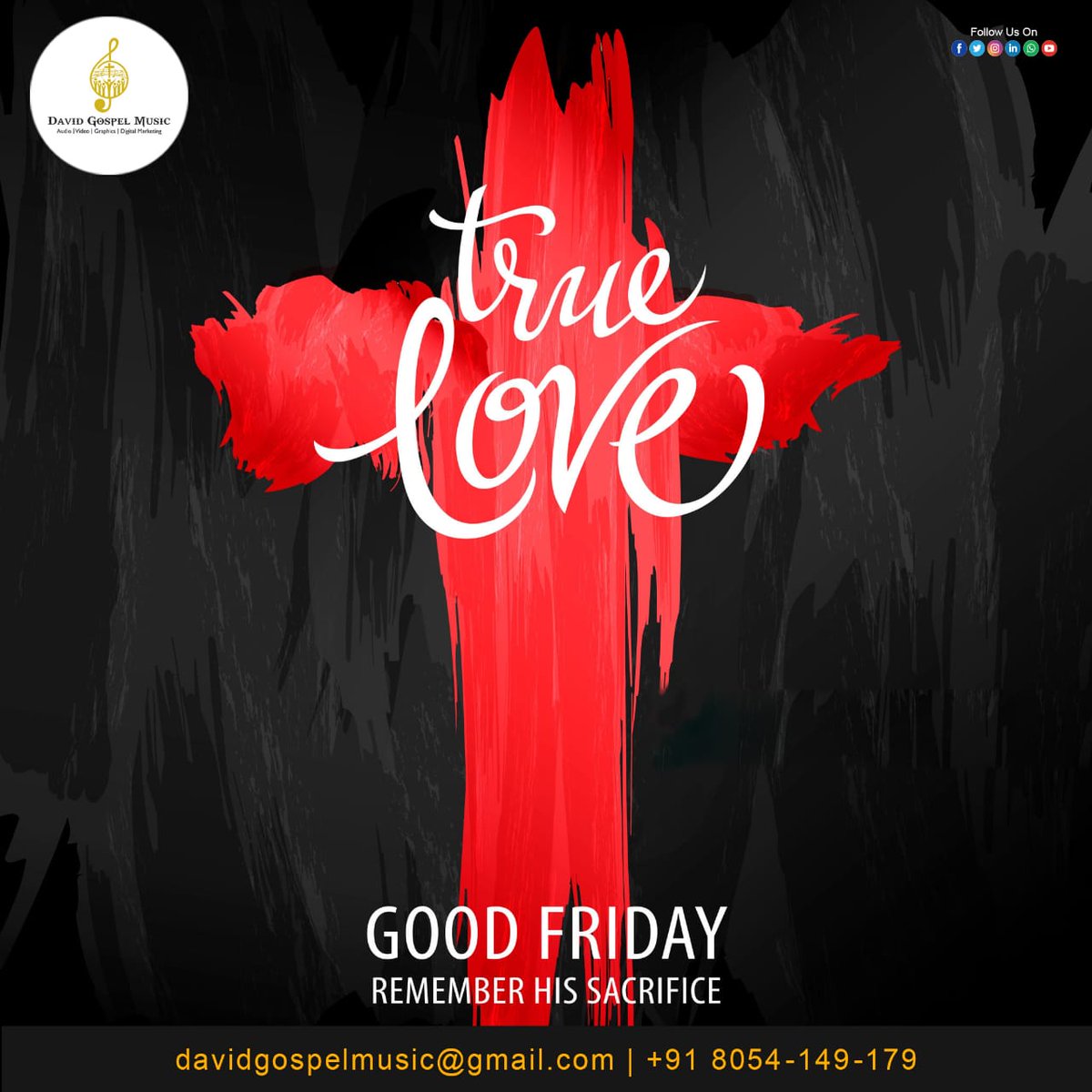 DGospelMusic's tweet photo. May the grace of Lord surround and be with you on Good Friday.

Amen 

Regards
🤝DGM Team https://t.co/0xxgZ1C7sk