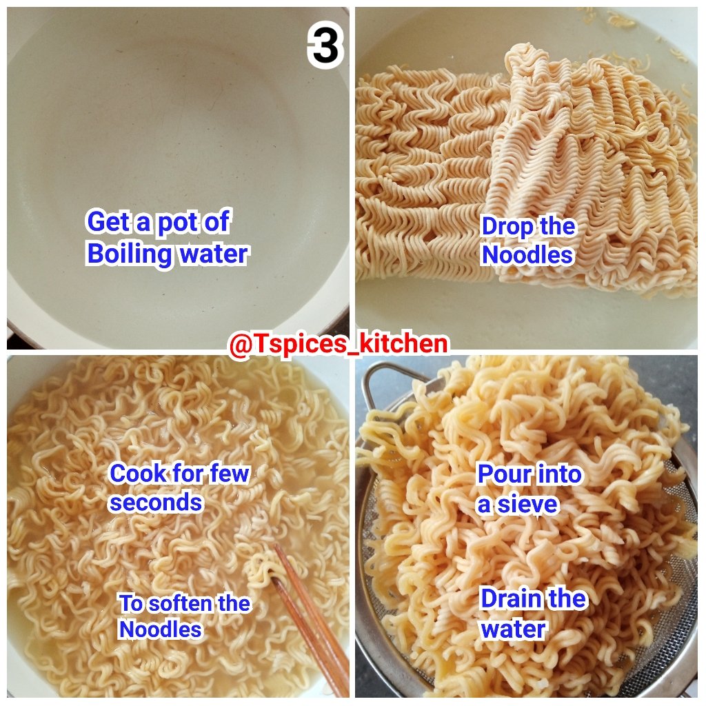Vacilar La base de datos pegatina Tspices Kitchen on Twitter: "Don't cook the noodle for too long so it won't  get soggy. I used about 4 eggs for 2 pack of noodles.. You can use more.  https://t.co/E90UN25xBx" /