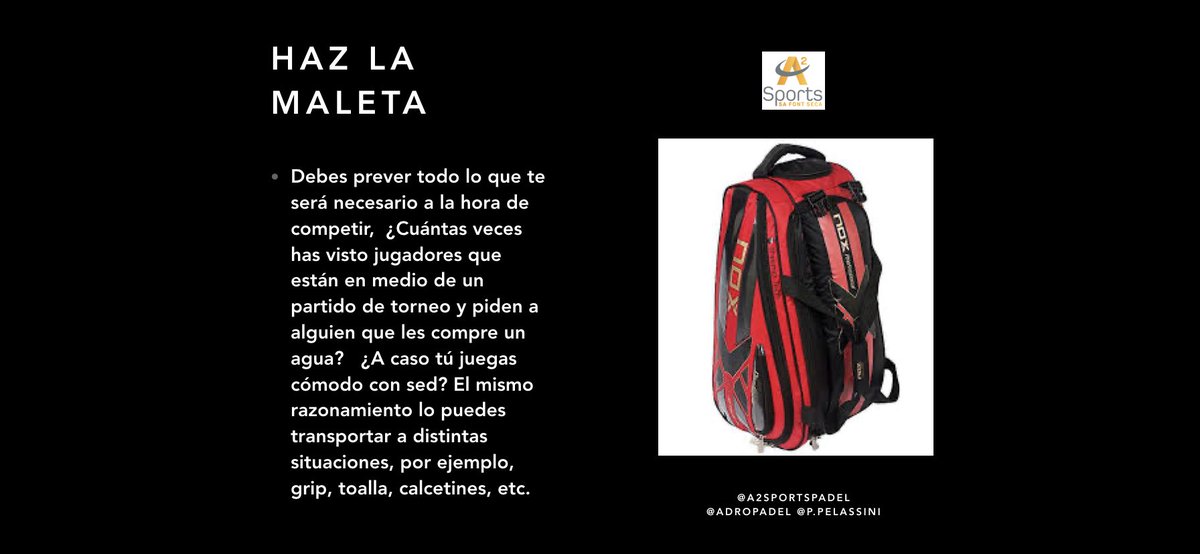 ENTRENANDO EN CASA. 
Llega al torneo con todo preparado, tienes que tener en la bolsa todo lo necesario.  El no tenerlo puede afectar a tu concentración y por lo tanto a tu rendimiento   #a2sportspadel #padel #mallorca #entrenapadel #padelmallorca #yomequedoencasa #deporte #club