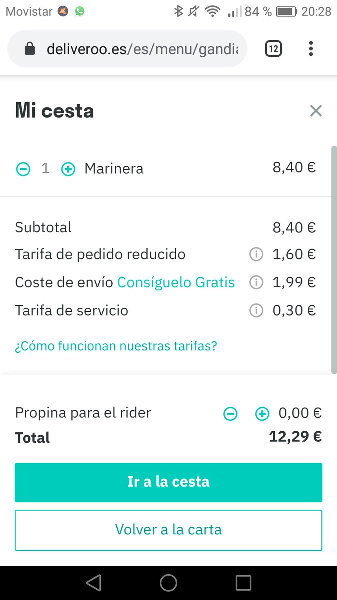 Hola <a href="/Deliveroo_ES/">Deliveroo ES</a>  : esta política nueva de duplicar el coste de entrega, que supone incrementar un 50% el coste de una pizza, NO ES UNA BUENA IDEA, y encima ponerle 3 nombres distintos, PEOR AÚN.
Cuando volváis a implantar la política AC (Antes Coronavirus), me avisáis.