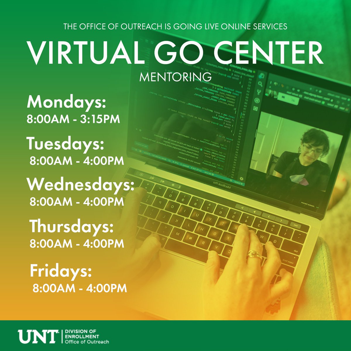 BNHS Counselors (@bnhscounseling) on Twitter photo UNT's GForce is still here to help with the college admissions process! Visit their website to learn about their online mentoring options, including Zoom meetings and Live Chats! outreach.unt.edu/g-force <a href="/UNTGForce/">UNT GForce</a> UNT's GForce is still here to help with the college admissions process! Visit their website to learn about their online mentoring options, including Zoom meetings and Live Chats! outreach.unt.edu/g-force <a href="/UNTGForce/">UNT GForce</a>