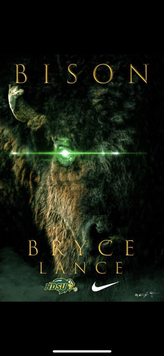 BryceLance09's tweet photo. Extremely thankful and blessed to have received an offer to play football at North Dakota State University! #RollHerd 🤘🏽🔰 https://t.co/HtORrsF8kJ