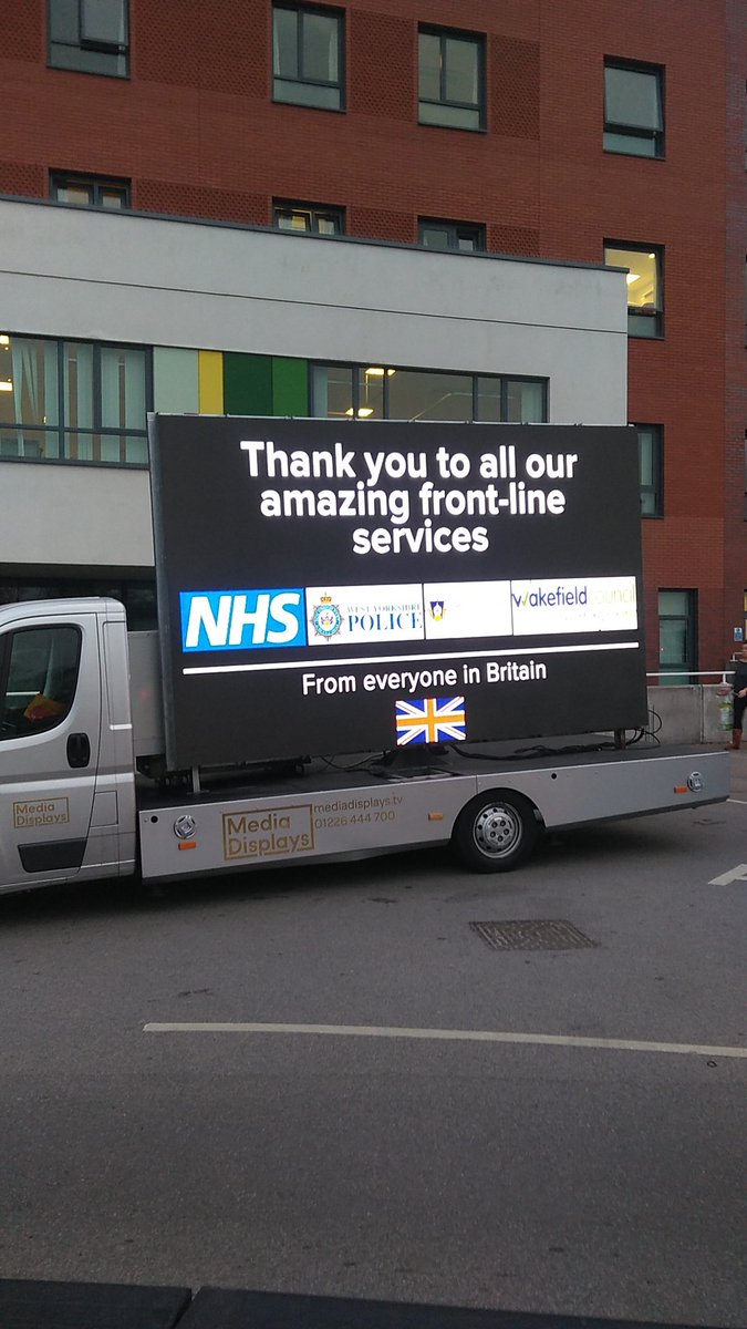 pcurley01_paul's tweet photo. Thank you @MediaDisplays for showcasing our excellent staff @MidYorkshireNHS https://t.co/8StqIHFagD