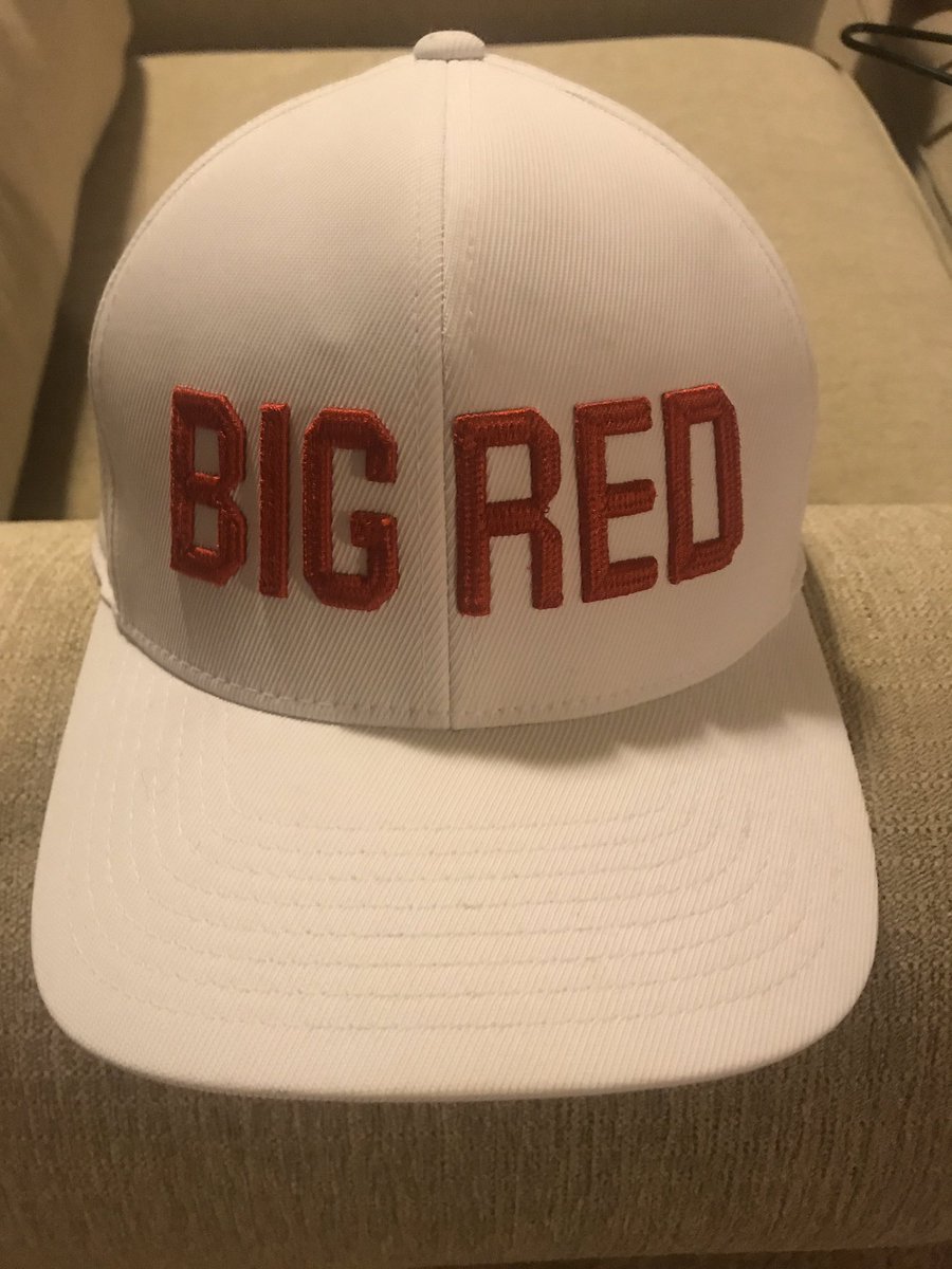 big red one baseball cap