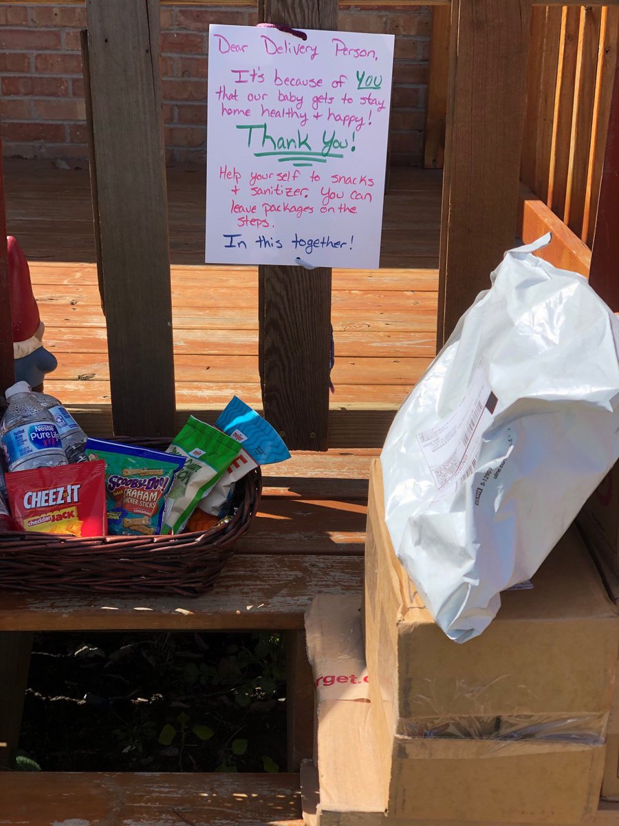 Message to one of our West Carrolton drivers.   So true, we will all get through this together. #UPSersAreThere ⁦<a href="/OhioValUPSers/">Ohio Valley UPSers</a>⁩ ⁦<a href="/joeboyleups/">Joe Boyle</a>⁩ ⁦<a href="/charles01221963/">Hank</a>⁩ ⁦<a href="/UPS/">UPS</a>⁩