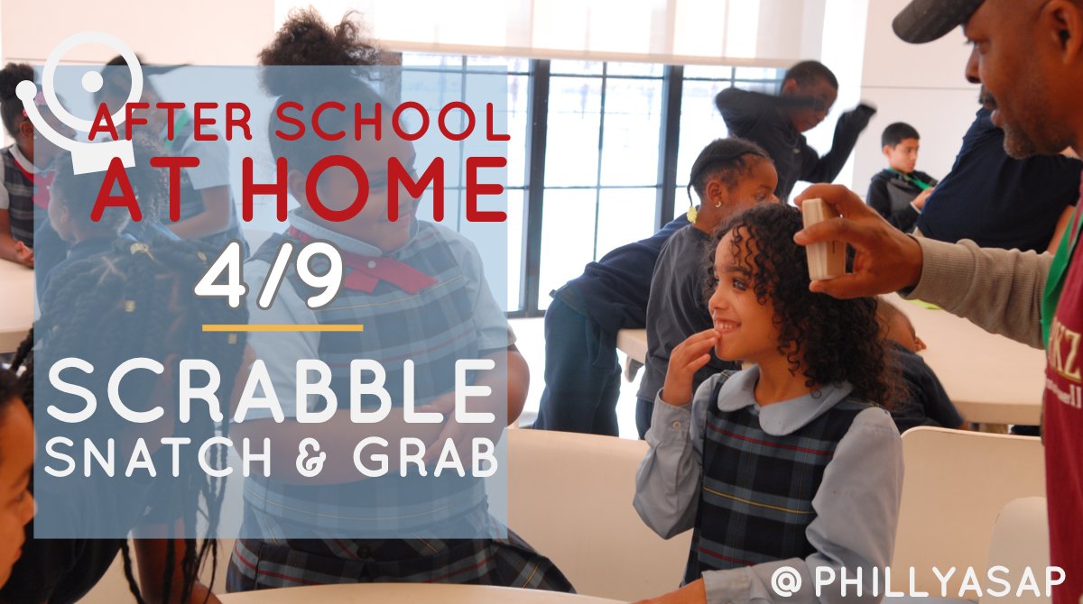 PhillyASAP's tweet photo. #afterschoolathome features #ASAPSCRABBLE activity: “Snatch & Grab” using Scrabble SLAM cards, created by Johnny Scrabble! No SLAM cards? See previous post to DIY! Directions attached or check out these videos!
Vid 1: https://t.co/R4hChw1C8R
Vid 2: https://t.co/V2nofVSbvF https://t.co/Wa1B86hJ5Z