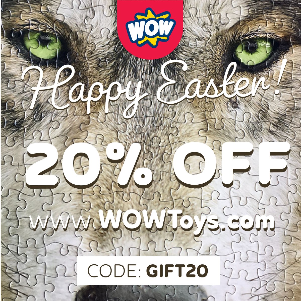 Happy Easter from all at WOW ⁠🐣🐤🐥🦕
.
wowtoys.com
.
#happyeaster #Happy #Sunday #wowtoys #holidays #nature #puzzle #jigsaw #puzzles #jigsaws #jigsawpuzzles #activity
.
@WOWToysPuzzles