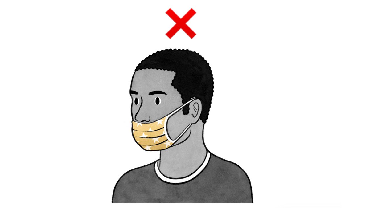 DON’T wear the mask below your nose.  http://nyti.ms/3e2o6p0 