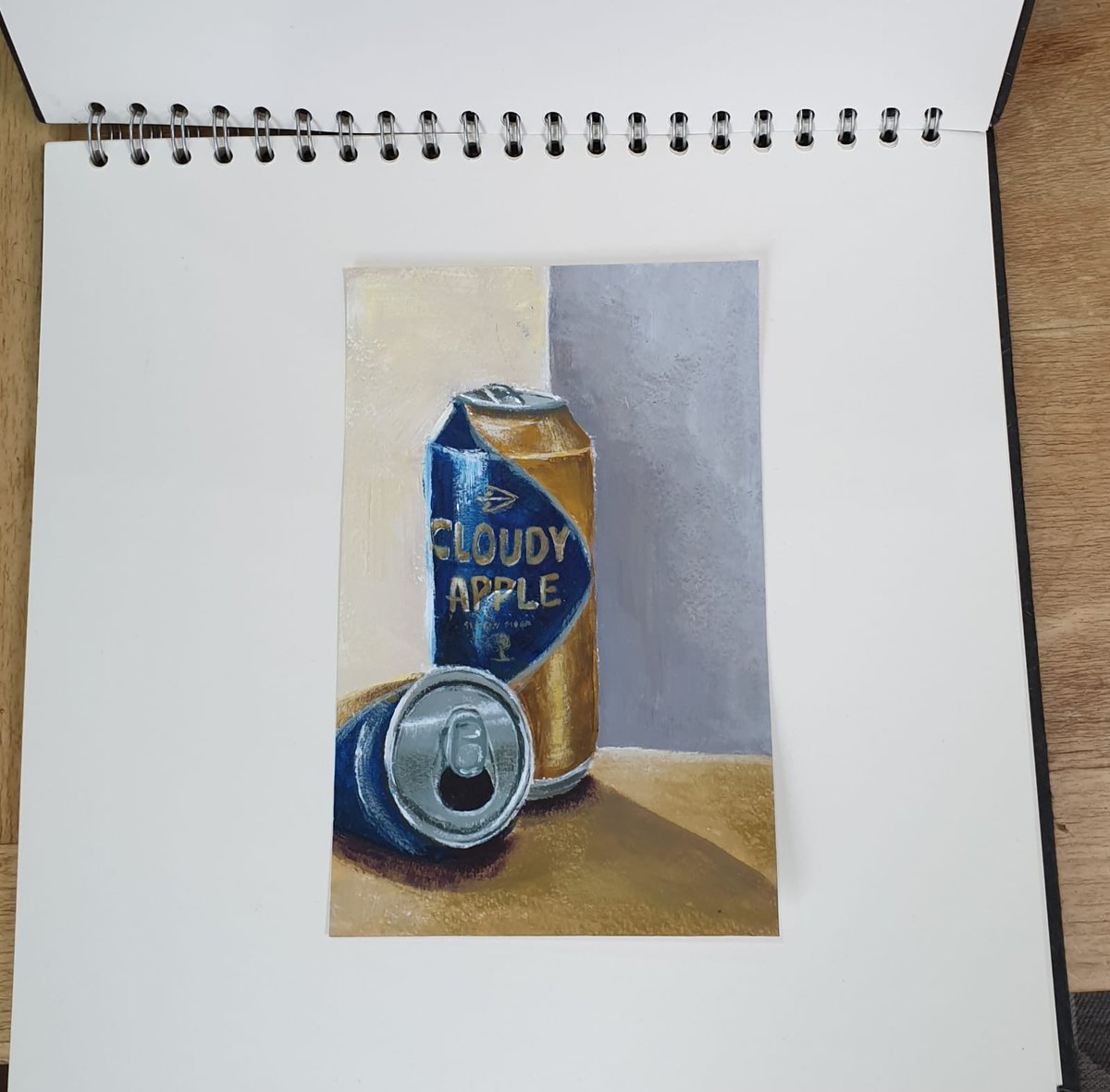 ryangrint's tweet photo. My very talented partner @ScottColliarArt has done this fab acrylic painting titled "Sponsors of Lockdown 2020"! #CloudyApple, BBQ and โ๏ธ this week has been a blessing during #lockdown ๐๐ป @strongbowuk https://t.co/xqVfP3BUgq
