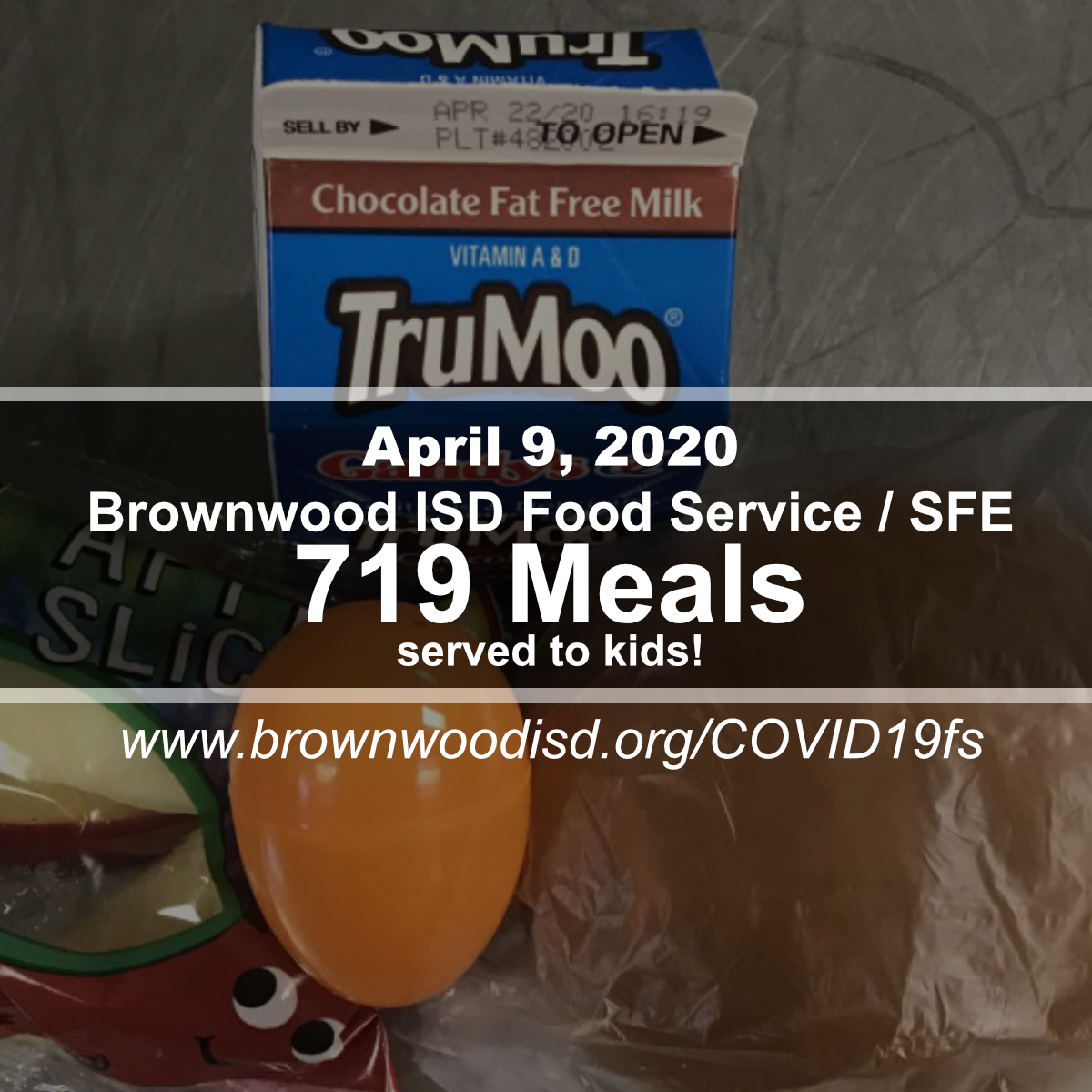 BISD Food Service/SFE served 719 meals today and the kids were treated with a surprise egg in each lunch. Special thanks to Carsyn Ward and Kayleigh Willis who put together over 700 eggs with candy to make sure that today was a success! #BwdPride