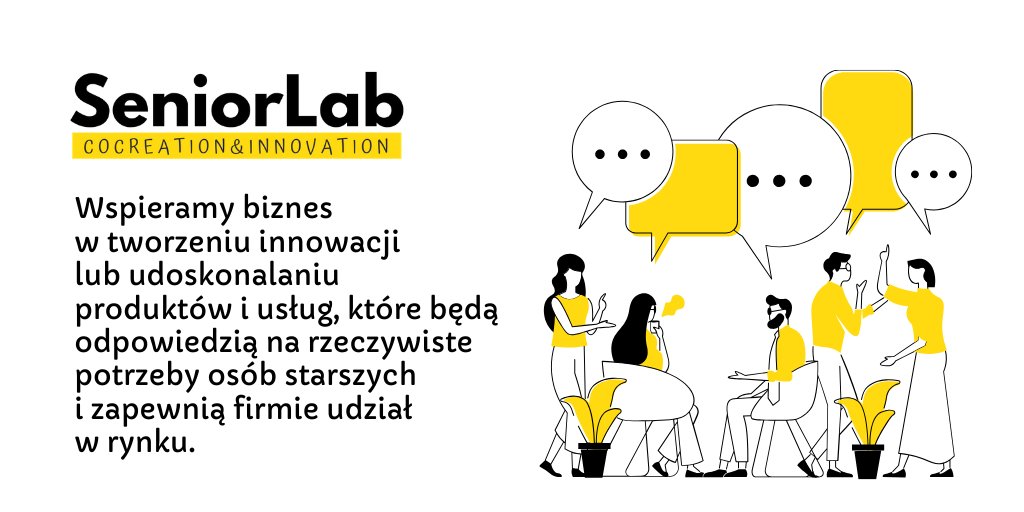 SeniorLab1's tweet photo. Obecnie seniorzy stanowią 2️⃣3️⃣% społeczeństwa. Prognozy wskazują, że wraz z wydłużeniem życia i poprawą jego jakości trend ten będzie się rozwijał - stąd konieczność dostosowania usług i produktów do potrzeb starszych odbiorców 👍

#cocreation #innovation #livinglab #medtech https://t.co/oexqf8SmpL