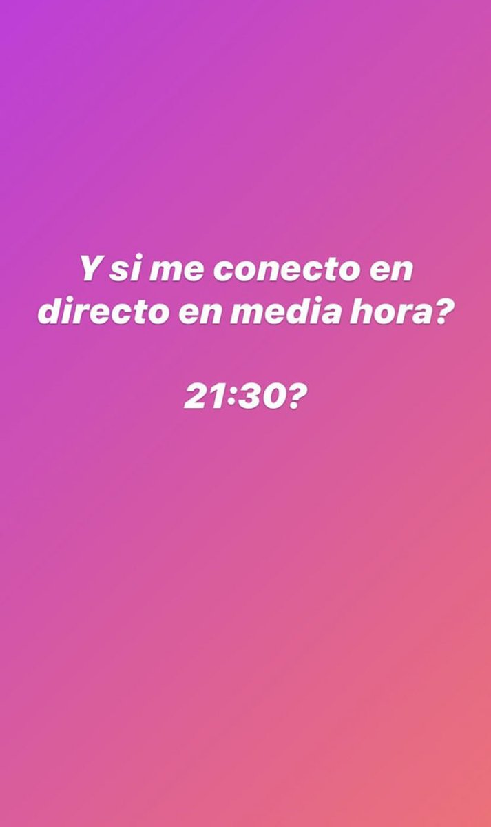 Sorpresas bonitas!!!! <a href="/PabloLopezMusic/">Pablo López</a> en instagram en un ratito!!!!