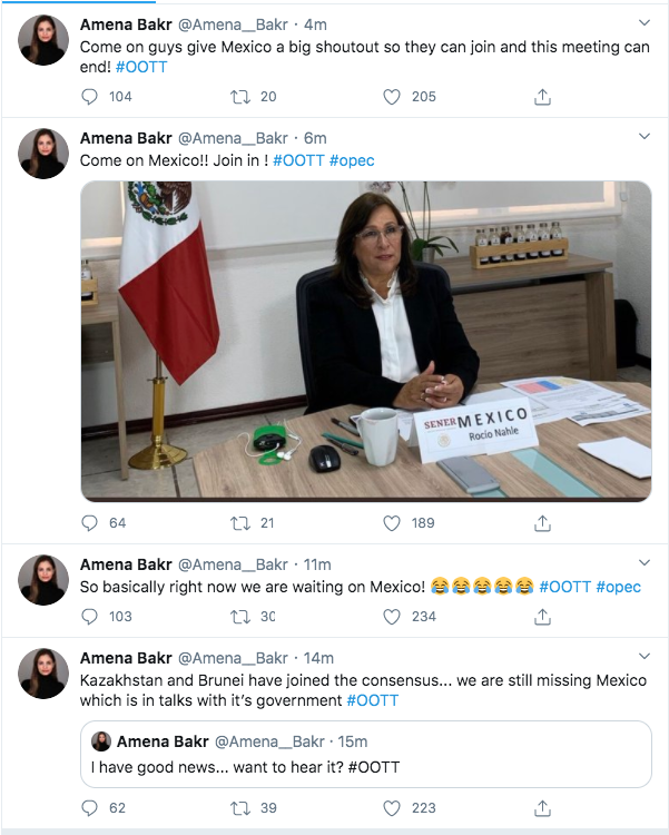 lfsalast's tweet photo. Toda la #opecplus cortando producción, solo esperando a que MX se comprometa tmb... no saben que le están preguntando al guey más necio del mundo.. suerte con eso... https://t.co/DW5Uwg7njN