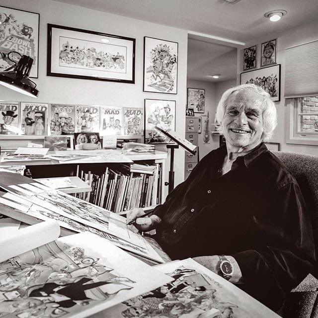 The incomparable Mort Drucker passed away last night. The World has lost a not just an extraordinary talent but a shining example of kindness, humility and humor. He was recognized for his work with the NCS Special Features Award, Reuben Award and induction into the Hall of Fame.