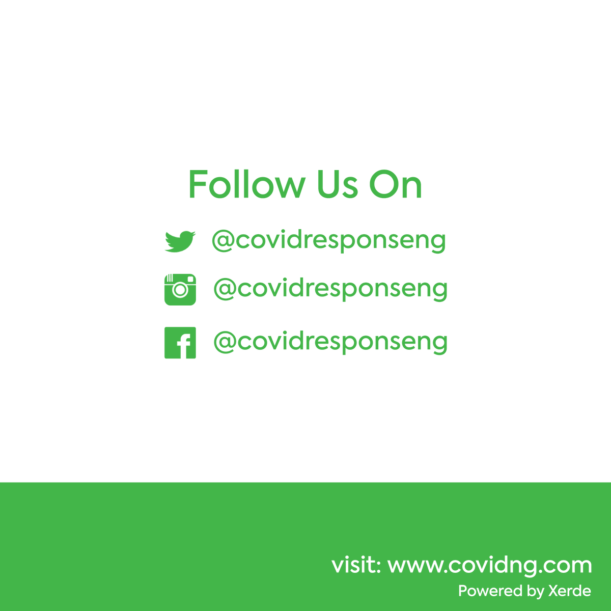 CovidresponseNG's tweet photo. Coronavirus disease is mainly spread from person to person, when an infected person coughs, sneezes, or speaks

It is very important to #StayAtHome &amp; avoid gatherings.
Follow our handles @CovidresponseNG 
Take a free test on https://t.co/42G0WdrTk4 https://t.co/qqXiXPqEFj
