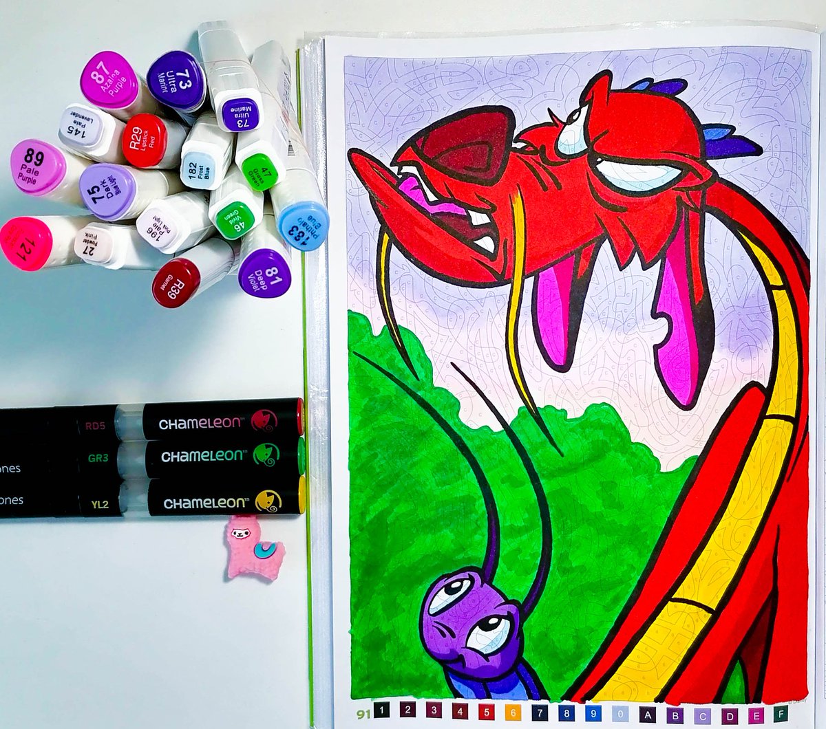 LeraLis23's tweet photo. 🐲Мушу и 🦗Кри-ки
 
TOUCH (AliExpress), TouchFive (original), Chameleon. 
 
#Les_grands_classiques_Disney #coloring_book #coloring #раскраска #Thanks_to_Bangtan_Sonyeondan https://t.co/YsphUx01mk