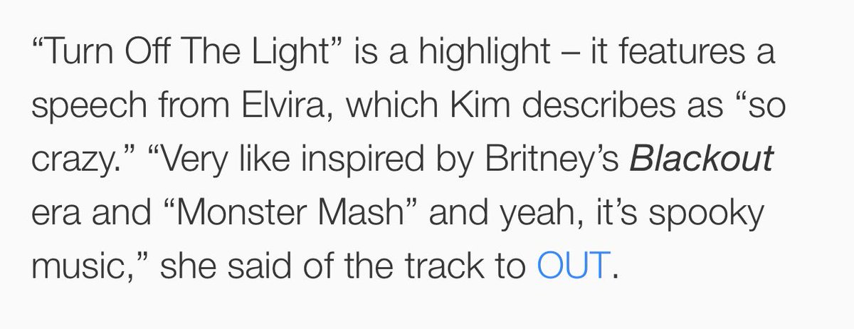 Kim Petras has also credited Britney as one of her main influences for her music.