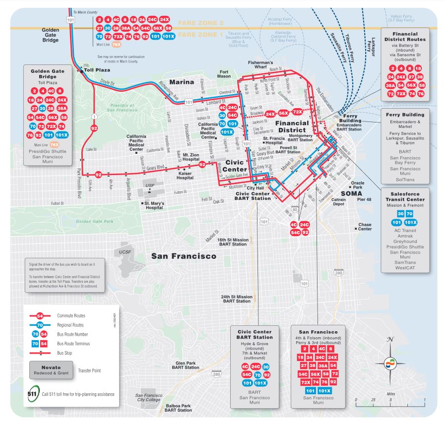 GoldenGateBus's tweet image. @sfmta_muni riders can now use #goldengatetransit buses for #essential local trips within San Francisco from any GGT bus stop. See link below for tips on riding Golden Gate Transit, route schedules, and city maps. Also call 511 or download @transitapp.
bit.ly/2VkWHX3