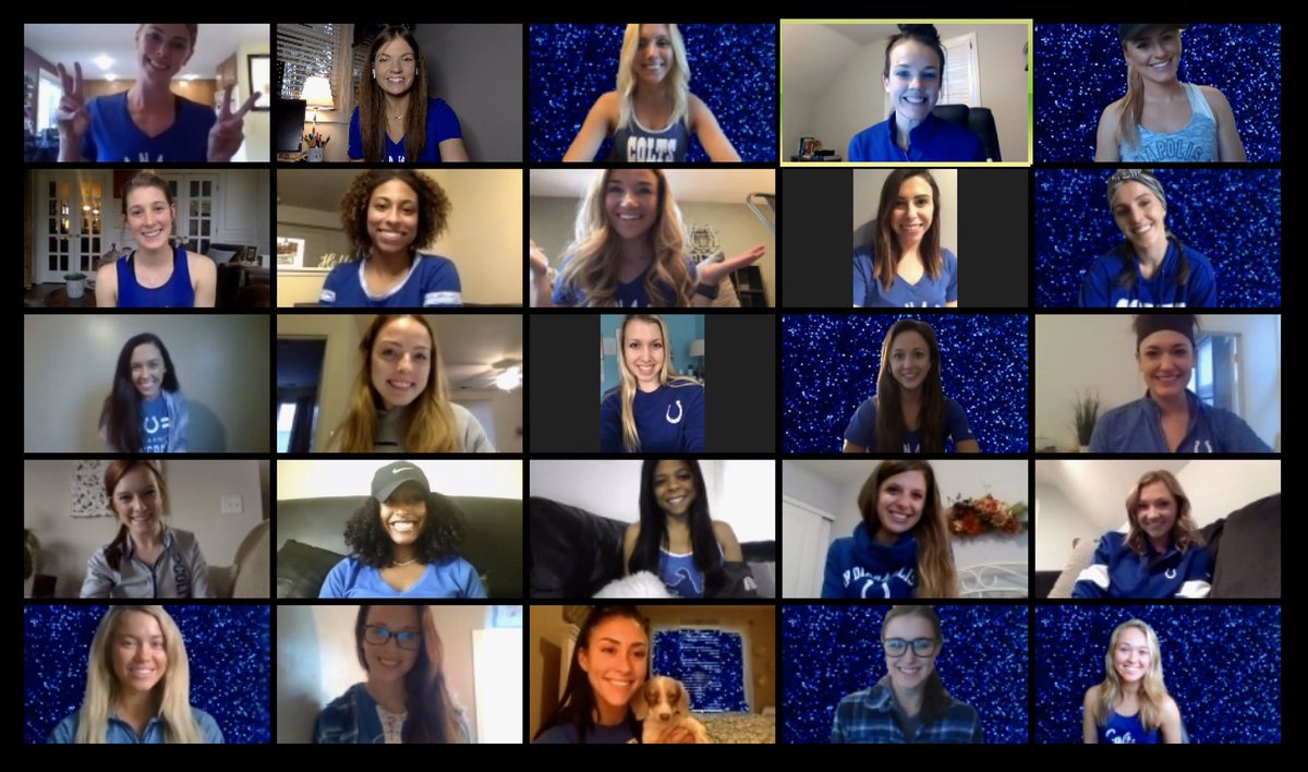 ColtsCheer's tweet photo. Cheering on all of those working on the frontline #LightItBlue ✨Thank you for working tirelessly, the world is lucky to have you💙 #INthistogether #StayHomeStayStrong https://t.co/Kn1EII4Oox