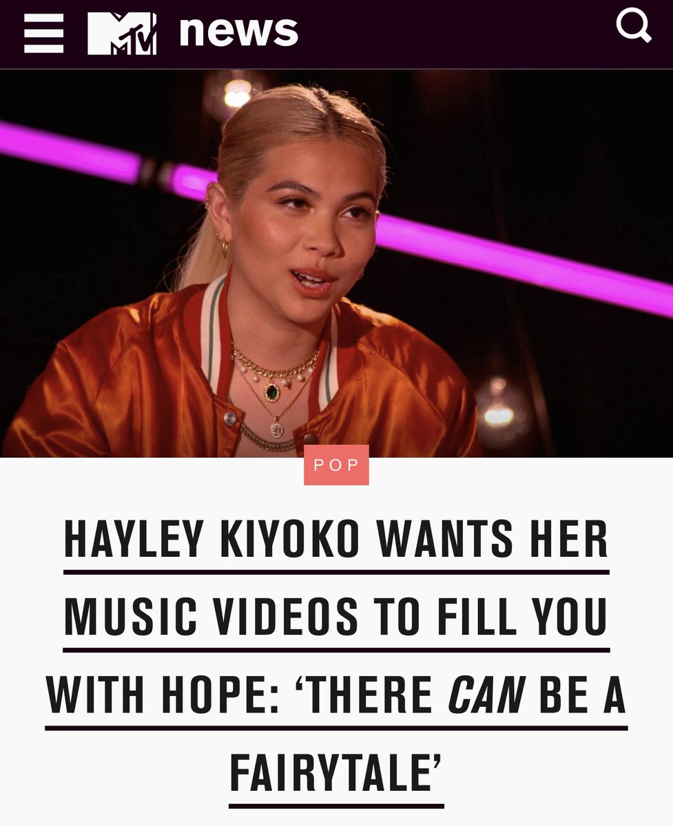 Hayley Kiyoko cited Britney's iconic videos as a major source of inspiration.