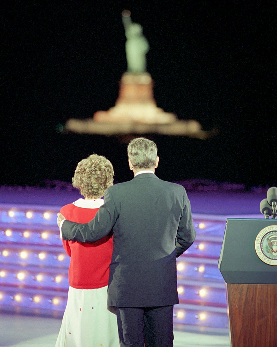 RonaldReagan's tweet photo. “Anything is possible in America if we have the faith, the will, and the heart. History is asking us once again to be a force…let us begin in unity, with justice, and love.” - Ronald Reagan #WhatWouldReaganSay #COVID19 #AmericaWorksTogether https://t.co/vAJzYI0vNm