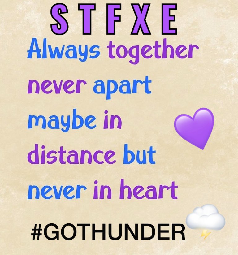 📣 🥁 PRESENTING ... 🥁🎬
A very special video message brought to you by the Staff of St. Francis Xavier Elementary School 

➡️ youtu.be/7YywxPzKy-w

[Executive Producer: D. Valley👏🏼]
We miss our students and their families! Keeping Together while Staying Apart  #GoThunder 🌩