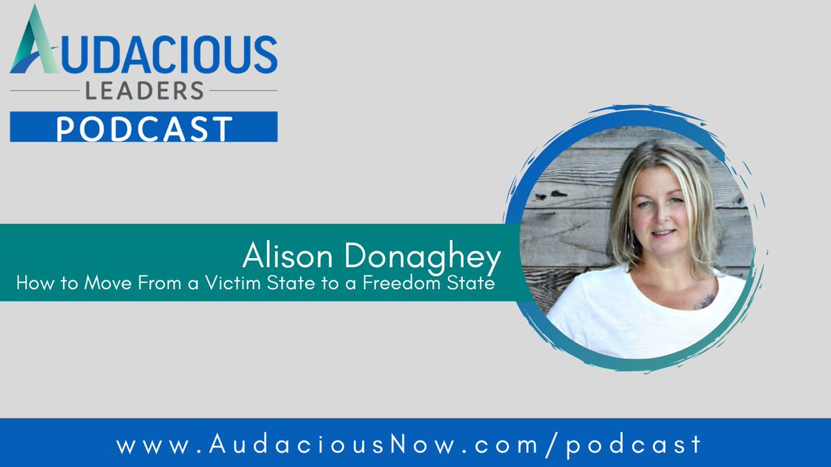 NancyJonker's tweet photo. Episode 19: How to Move from a Victim State to a Freedom State with @AlisonDonaghey

Full Interview: https://t.co/4iyxmCGquN https://t.co/kR6yZ3idz1