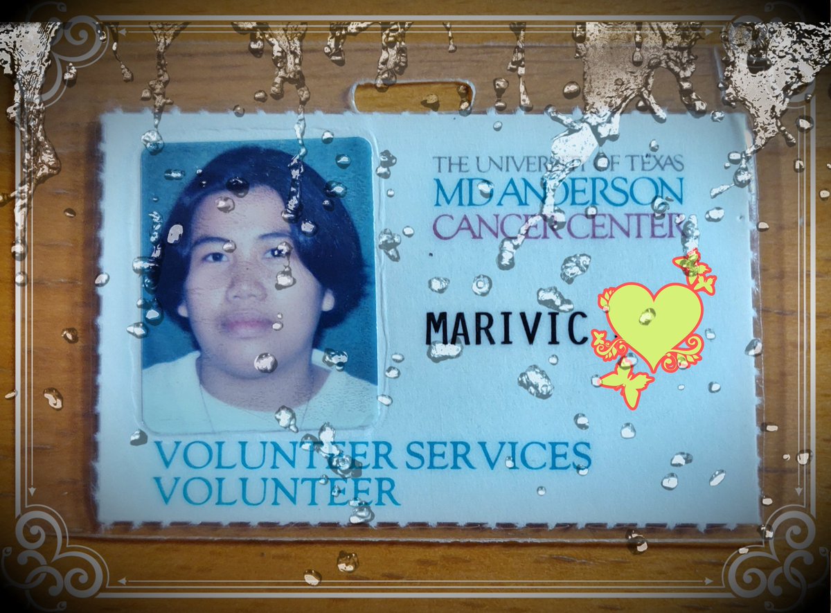 arieshorse's tweet photo. Look what I found?! My old #volunteer badge! This was back in high school! I was a volunteer for years up to college! Never thought I would end up working here too! MDA was also there for me through my diagnosis & treatment. #GodIsGood #IAmMDAnderson #endcancer @MDAndersonNews https://t.co/AKKbBX1KnY