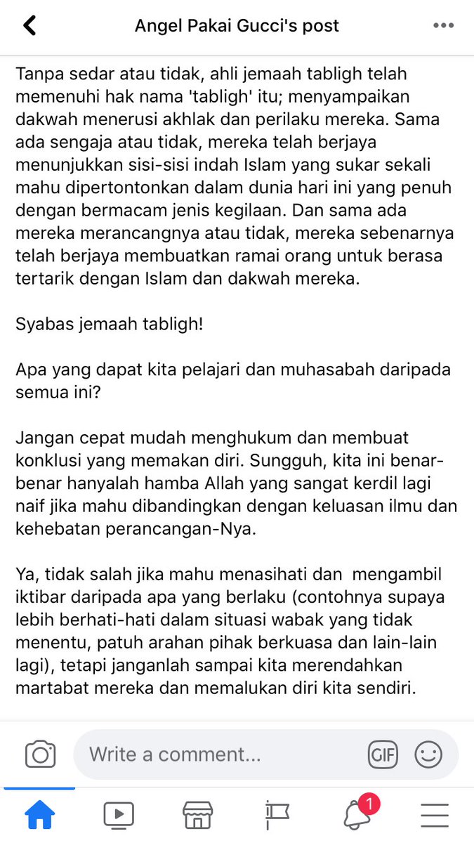 (2/2)Moga kita tidak terburu-buru menghakimi dan membuat penilaian ke atas orang lain! #COVID19 #PerintahKawalanPergerakan #StayAtHome   #hikmahcovid #tazkirahJumaat #KitaJagaKita  