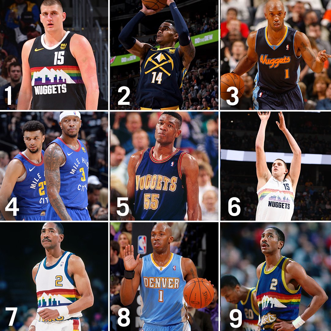 nuggets's tweet photo. You can only pick three uniforms. 

What are you choosing? https://t.co/i7oQbGGH06