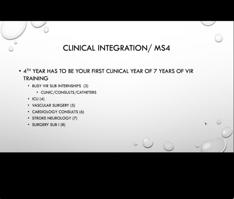 An often overlooked component of  #IR training is the 4th year of  #medschool. An intensive 4th year provides an excellent foundation for success in  #residency and beyond. In addition IR Sub-I's, spend time in high volume surgical services.