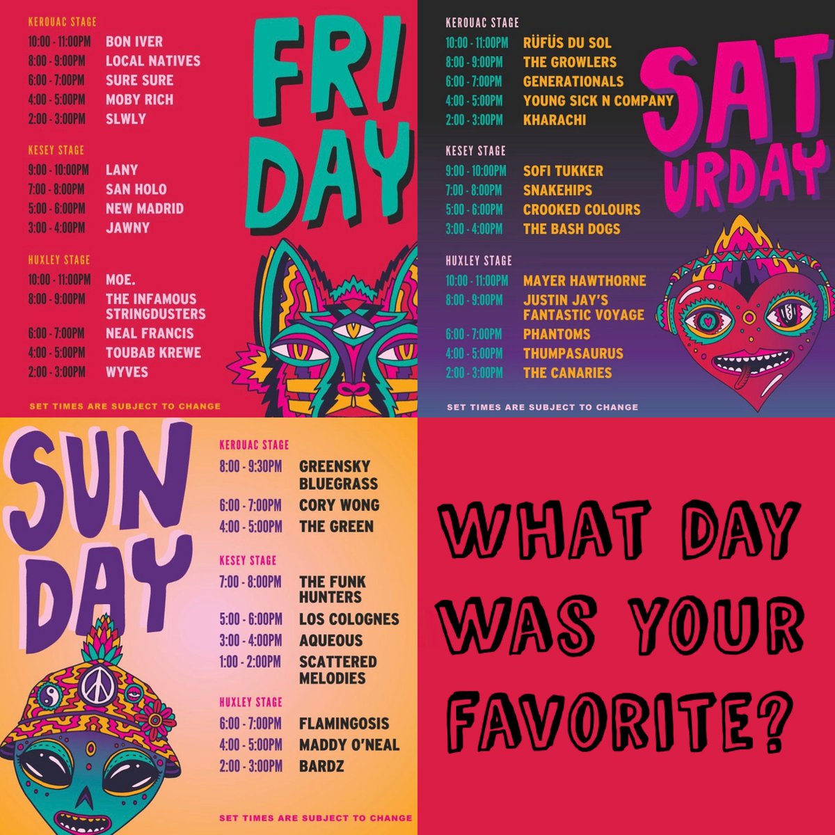 M3Ffest's tweet photo. What day was your favorite!? #M3F2020 https://t.co/UQllXzy2ir