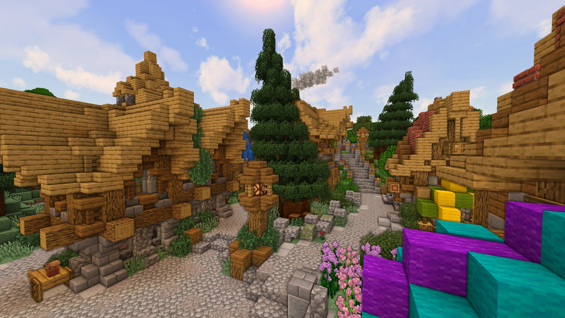 Willzy Em Parceria Com Um Programador Criei Meu Shaders Onde Consigo Rodar Mine Com 400fps Ele Add Saturacao E Sombreamento Nos Blocos Basicamente O Que Eu Queria E Usava No